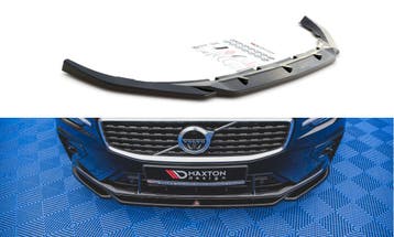 Voorspoiler V.2 Volvo S60/V60 R-Design Mk3 Glans zwart, Ophalen of Verzenden, Nieuw