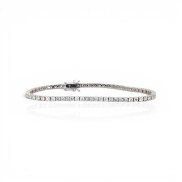Armband - 18 karaat Witgoud - 4.01ct. tw. Diamant, Nieuw