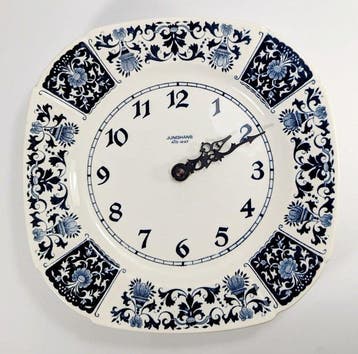 Wandklok - Junghans - Keramiek - 1970-1980