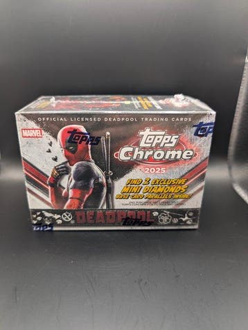 Topps - 1 Box - Topps Chrome Deadpool 2025 Box, Nieuw
