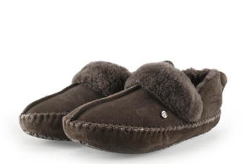 Warmbat Pantoffels in maat 41 Bruin, Bruin, Verzenden, Warmbat, Zo goed als nieuw