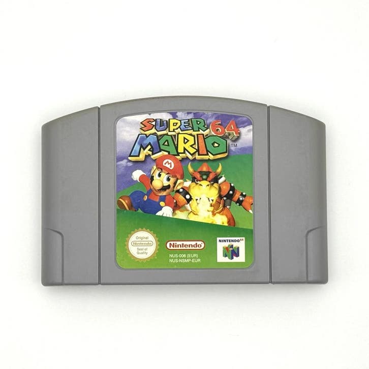 Super Mario 64 - Nintendo 64 N64 - PAL EUR - Cartridge Only…, Spelcomputers en Games, Games | Nintendo 64, Zo goed als nieuw, Ophalen of Verzenden