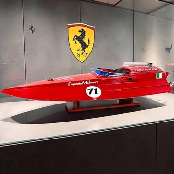 Arno Ferrari - Modelboot - Riva Ferrari F430 maquette 90 cm, Nieuw