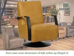 Leren draaifauteuil Mood - Granada Amber (cognac) -, Huis en Inrichting, Fauteuils, Nieuw, Ophalen of Verzenden, 50 tot 75 cm