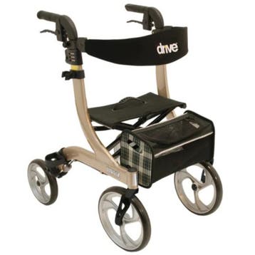 Rollator lichtgewicht Drive Nitro champagne M, Diversen, Rollators, Ophalen of Verzenden, Nieuw