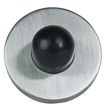 Deurbuffer wandmontage ø52x30mm rvs mat, Verzenden, Nieuw