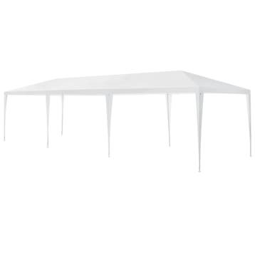 Paviljoen partytent met 8 zijwanden 9x3x2,55 m wit, Tuin en Terras, Partytenten, Verzenden, Nieuw