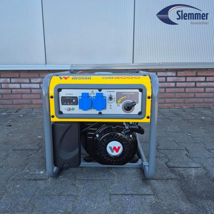 Te koop: nieuwe Wacker Neuson generator GB3000G, Zakelijke goederen, Machines en Bouw | Pompen en Compressoren, Ophalen