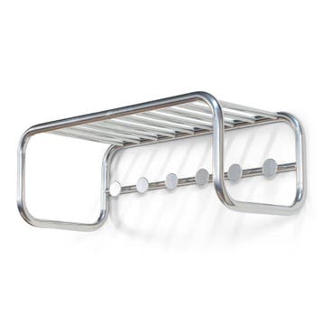 Spinder Design Retro wandkapstok - groovy chrome, Huis en Inrichting, Woonaccessoires | Kapstokken, Verzenden, Nieuw