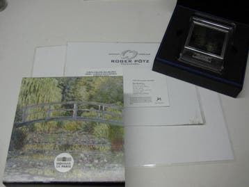Frankreich 250 Euro 1/2 kg zilver coloriert 2022 Claude M..., Postzegels en Munten, Verzenden