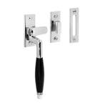 Raamsluiting Deco, verstevigd, glanzend nikkel, links - v..., Ophalen of Verzenden, Nieuw, Koper of Messing, Schuif of Grendel