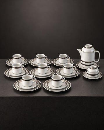 Hutschenreuther - Koffie- en theeservies (28) - Porselein -
