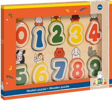 Nijntje Puzzel Met Cijfers | Bambolino Toys - Educatieve, Verzenden, Nieuw