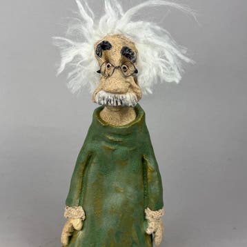 Anna Em - No reserve - Albert Einstein…. hand made