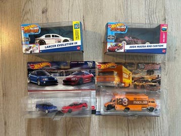 Hot Wheels - Modelauto (4) - Mitsubishi Lancer Evolution IX;, Nieuw