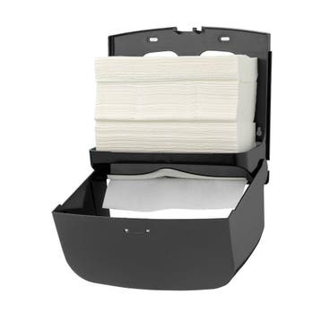 PlastiQline mini handdoekdispenser PQMiniHB - zwart, Verzenden, Nieuw in verpakking