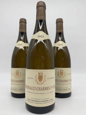 2023 Bouzereau Gruère et Filles Charmes - Meursault 1er, Nieuw