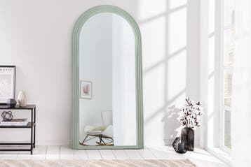 Design wandspiegel ART DECO 160cm saliegroen - 43154, Huis en Inrichting, Woonaccessoires | Spiegels, Ophalen of Verzenden, Nieuw