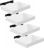 24goodz Set van 4 Wandplanken - Vrijhangend en Zwevend - Hoo, Verzenden, Nieuw