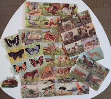Themacollectie - Vintage M&P Engelse Scrap-/Handelskaarten -
