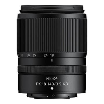 Nikon Z DX 18-140mm F3.5-6.3 VR Objectief (Open doos), Audio, Tv en Foto, Fotografie | Lenzen en Objectieven, Nikon Z-mount, Lensdoppen