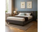 Juskys Luzano - Gestoffeerd Bed - 140x200cm - Fluweel -, Huis en Inrichting, Verzenden, Nieuw