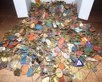 Draagspeld Vintage Verzameling van ruim 1.500 Metalen