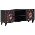 vidaXL Opslagkasten Multikleur 105 x 33,5 x 46 cm Massief, Huis en Inrichting, Woonaccessoires | Cd- en Dvd-rekken, Verzenden