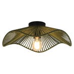 Landelijke plafondlamp zwart, Annelot, Ophalen of Verzenden, Nieuw, Metaal, Landelijk