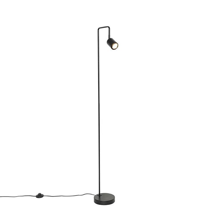 Moderne vloerlamp zwart verstelbaar - Java, Huis en Inrichting, Lampen | Vloerlampen, Nieuw, Verzenden