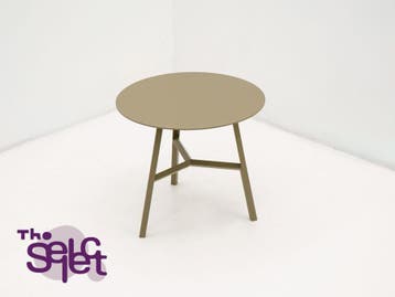 Bijzettafel - Salontafel rond - Olive Grey, Ophalen of Verzenden, Nieuw
