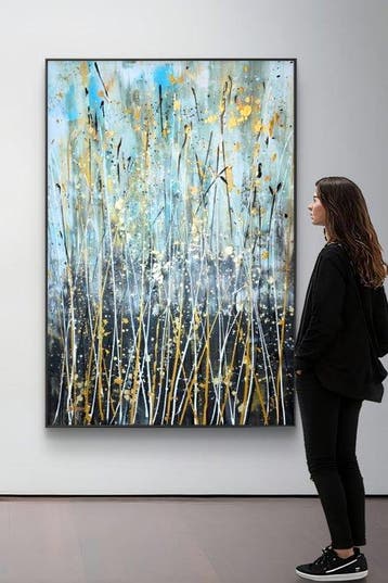 Irena Lenartowicz - Composition with Gold - XXL
