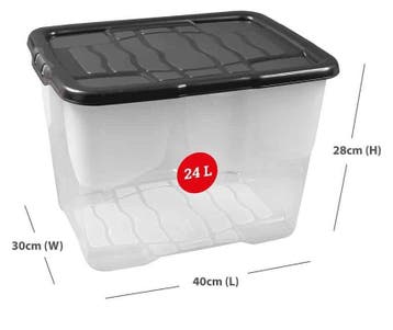24L Curve Storage Box, Tuin en Terras, Nieuw