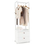 LIVSK Vrijstaand Kledingrek - Vergrendelbaar Metalen Frame -, Huis en Inrichting, Verzenden, Nieuw
