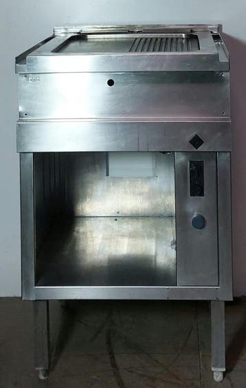 Occasion bakplaat half glad half ribbel, Ophalen, Gebruikt, Ovens, Magnetrons en Steamers