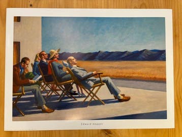 Edward Hopper - People in the Sun / 1963, Nieuw