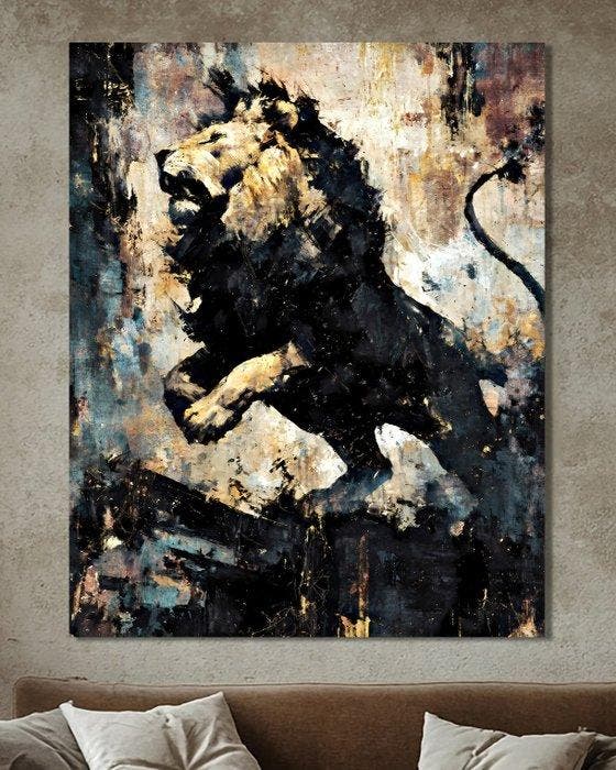 Wysocky John - Pride ( Lion ) - XL, Antiek en Kunst, Kunst | Designobjecten