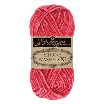 Scheepjes Stone Washed XL - 847 Red Jasper, Ophalen of Verzenden, Nieuw, Breien of Haken, Wol of Garen