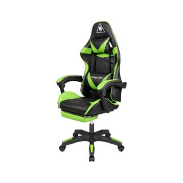 Gamestoel - bureaustoel - GX-150 - Black Green + massage, Spelcomputers en Games, Games | Overige, Ophalen of Verzenden, Nieuw
