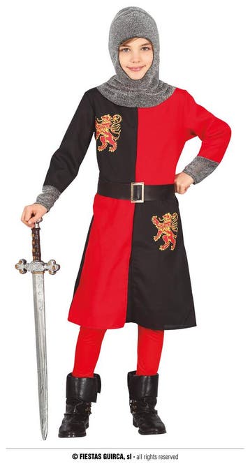 Ridder Outfit Kind Rood/Zwart Aglove, Ophalen of Verzenden, Nieuw