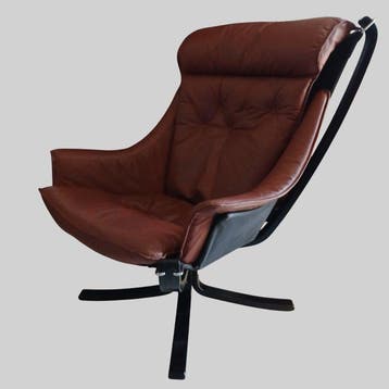 Vatne Mobler - Sigurd Ressell - Fauteuil - Falcon - Leder,