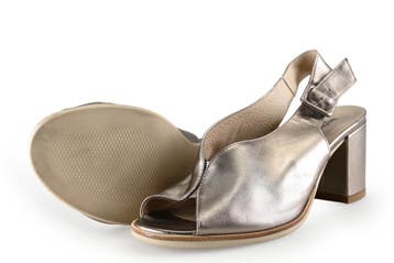 NeroGiardini Slingbacks in maat 37 Brons, Overige kleuren, Verzenden, Zo goed als nieuw, NeroGiardini