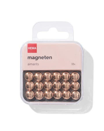 HEMA Magneten koffie - 18 stuks, Verzenden, Nieuw