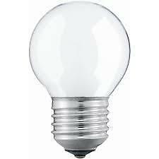 Kogellamp E27 gloeilamp 60 Watt mat, Gloeilamp, 60 watt of meer, Nieuw, E27 (groot)