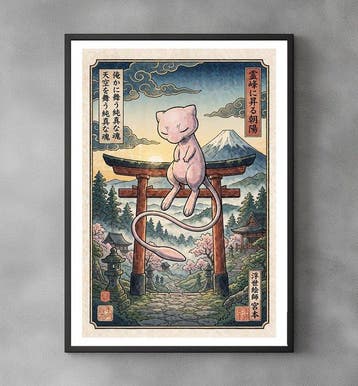 Sato Hageshi - The Dreaming Legend – Mew - Pop Art - Signed, Nieuw
