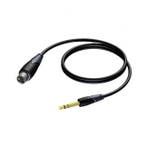 XLR naar jack 6.35 mm kabel | V  M | Procab | CLA723 | 1.5, Verzenden, Nieuw
