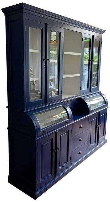 Buffetkast safierblauw Bastiaan 200cm, Ophalen of Verzenden, Nieuw