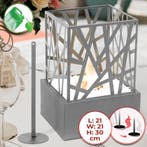 Sfeerhaard - Tafelhaard - Binnen & Buiten - Bio Ethanol - Gr, Verzenden, Zo goed als nieuw