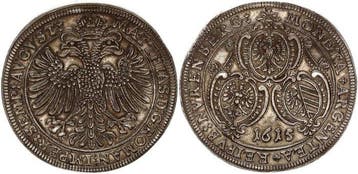 Duitsland, Nürnberg, stad. Stadt Nürnberg. Reichstaler 1615