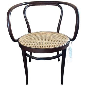 Thonet Stoel 209 Donkerbruin - Showroommodel, Ophalen of Verzenden, Gebruikt, Bruin, Eén